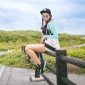 **版泳装分体三件套长袖防晒沙滩潜水冲浪衣泳衣女